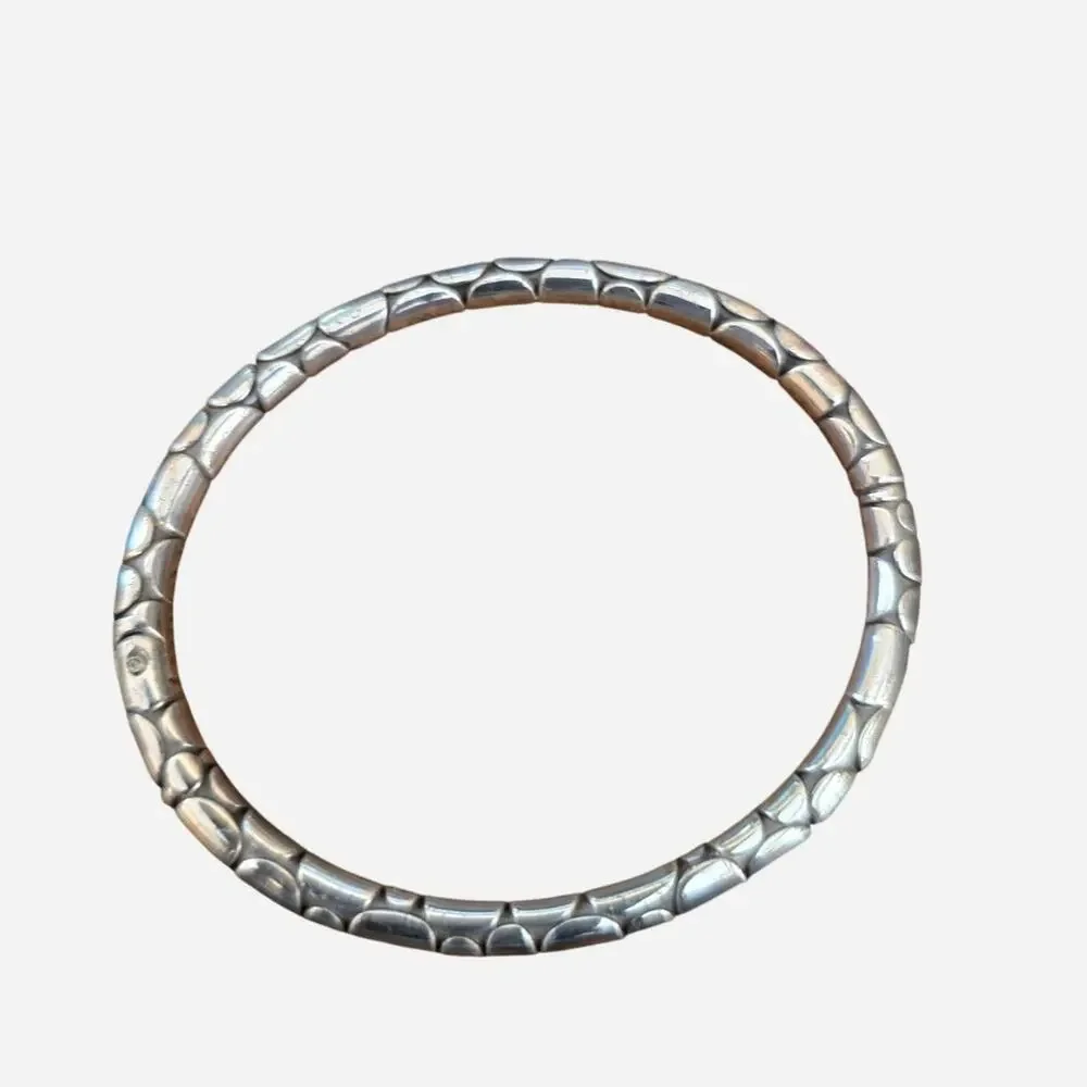 Brighton silver hinge bangle bracelet